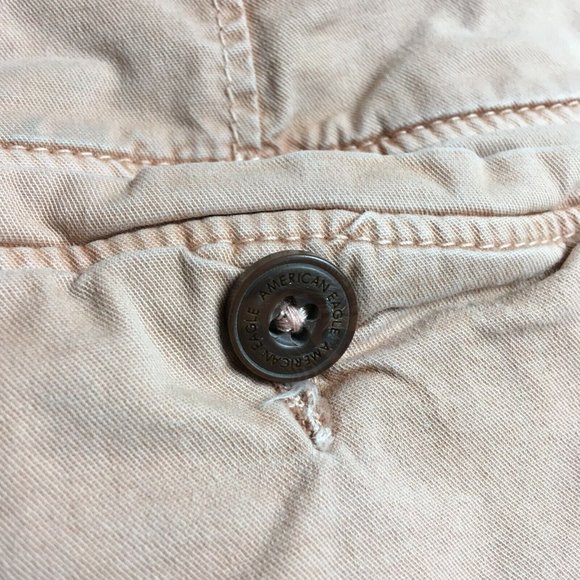 American Eagle Mens Shorts 29 AE Pale Pink Dusty Faded Next Level Flex Stretch - Picture 6 of 12